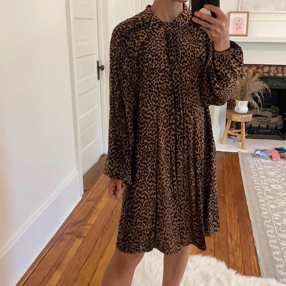 H&M leopard dress
